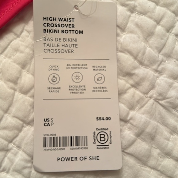 High Waist Crossover Bikini Bottom - Athleta - Picture 5 of 5